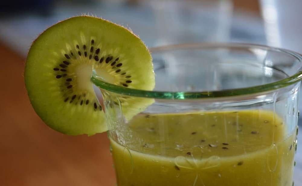 Kiwi and apple juice