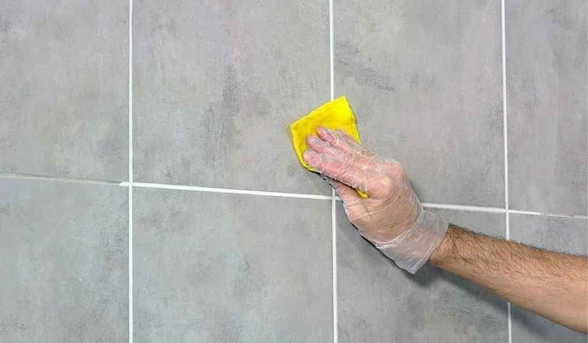 tile joint cleaning|white tile joints|baking soda gasket cleaning
